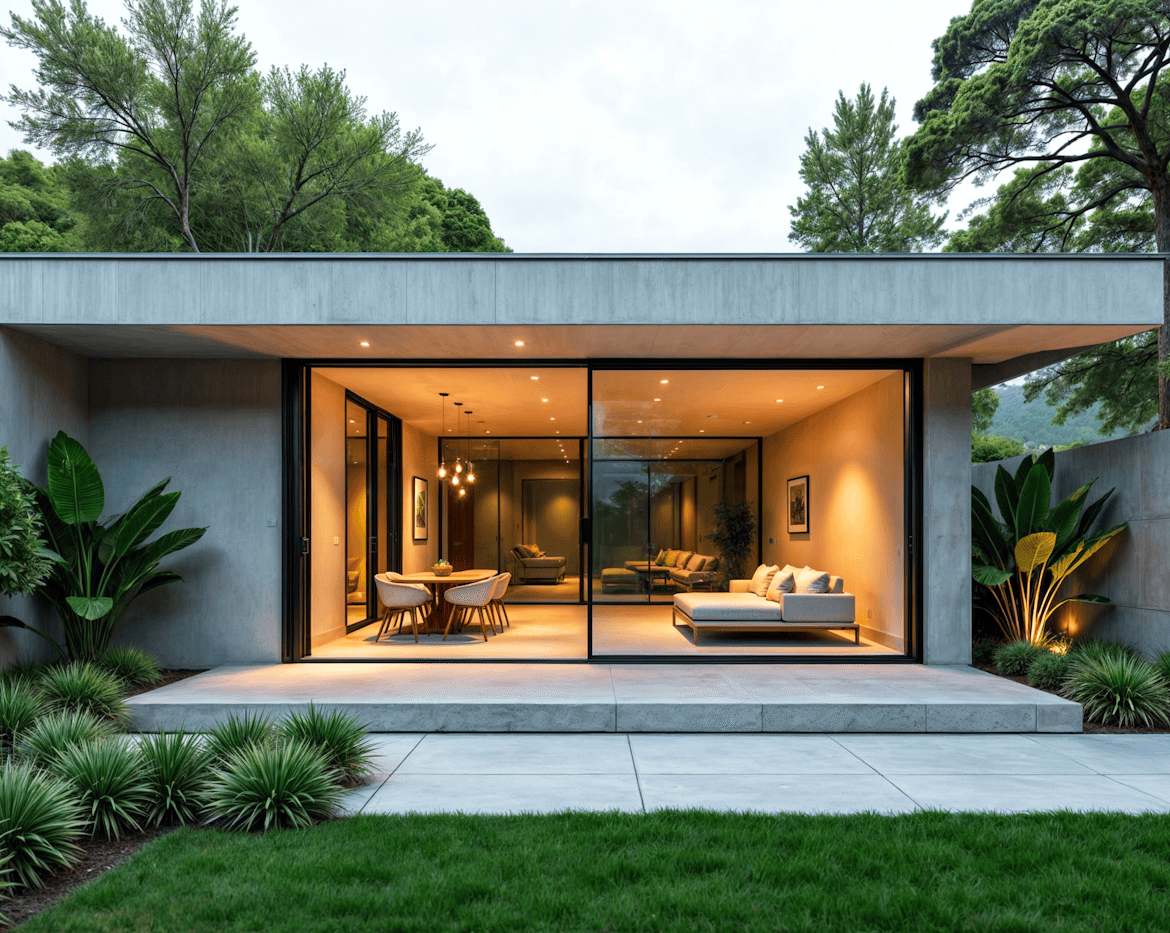 Modern Minimalist House with Garden Modern Minimalist House with Garden